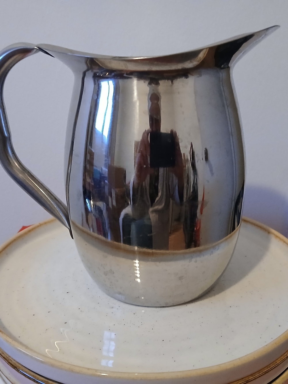 2 Stainless Steel Water Pitcher - Polished Finish